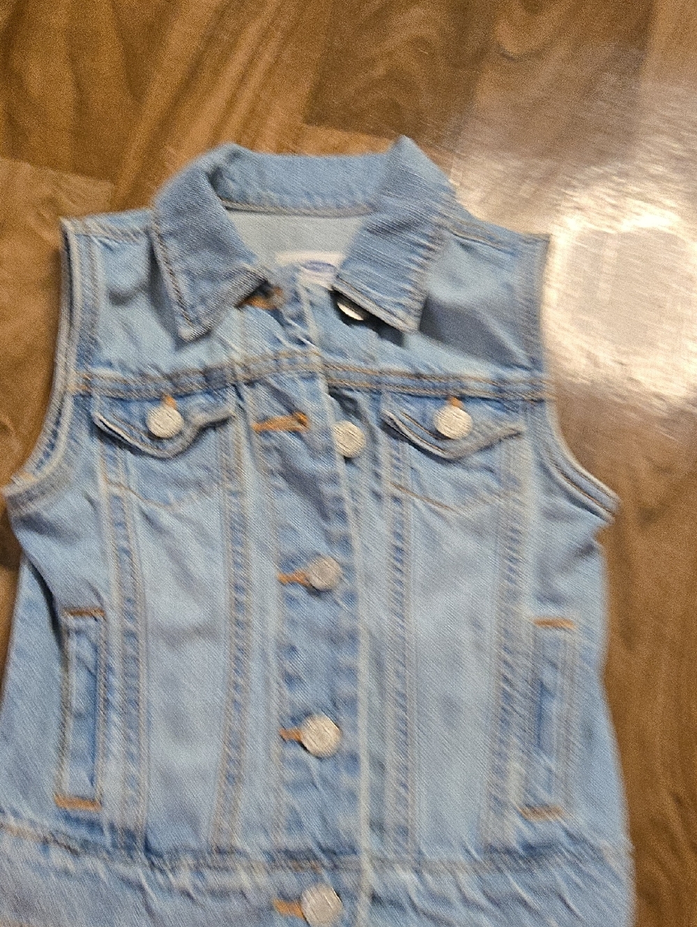 Old Navy Light Wash Denim Vest